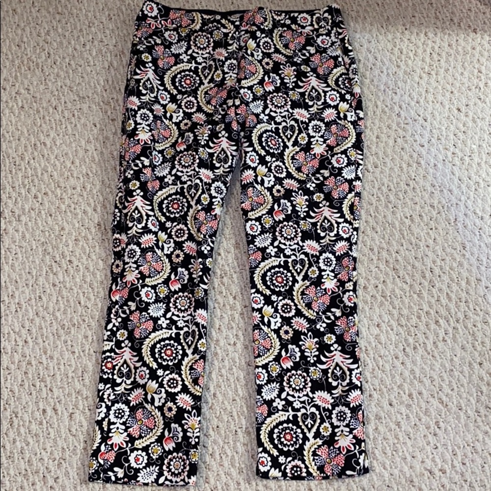 Boden Richmond floral crop pants women’s 12
